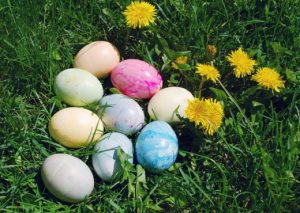 Painted easter eggs - image copyright http://naturemoms.com/blog/