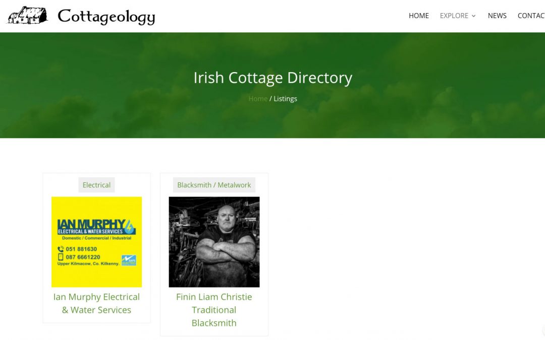Brand new Trades and Suppliers Directory for Cottage Owners